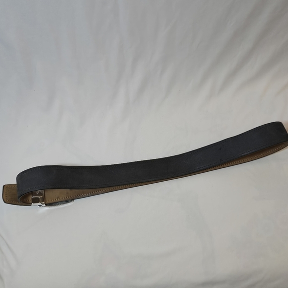 Salvatore Ferragamo Black Leather Belt Silver Hardware Iconic Classic, sz S main image 6